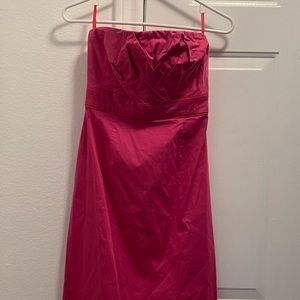 PINK strapless dress